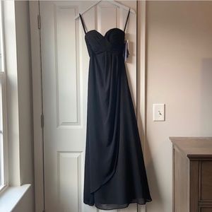 Mori Lee Draped Chiffon Bridesmaid Dress